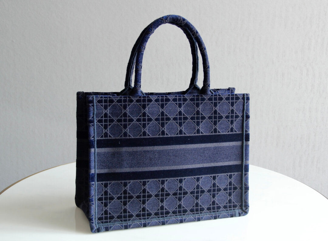 1286 book tote big size 41 5cm 36 5cm embroidery logo red handbag blue