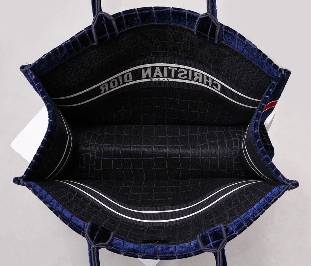 1286 book tote big size 41 5cm 36 5cm embroidery logo red handbag black