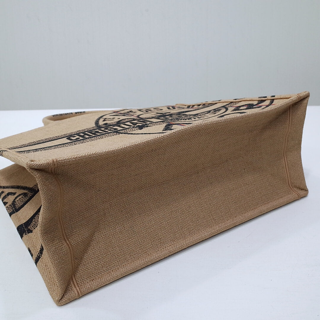 1286 book tote big size 41 5cm 36 5cm embroidery logo red handbag grey 3