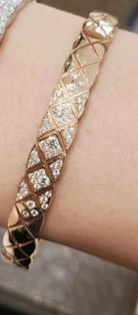 new high end diamond grid wide full diamond double sided bracelet sl13168a15