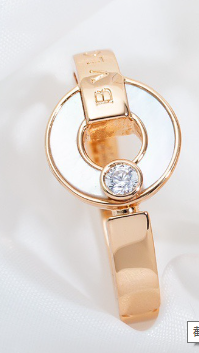 fashion v gold full sky star peacock stone ring time comes and marriage match jza19