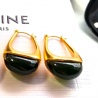 medieval earrings and horseshoe shining gold earrings eha148