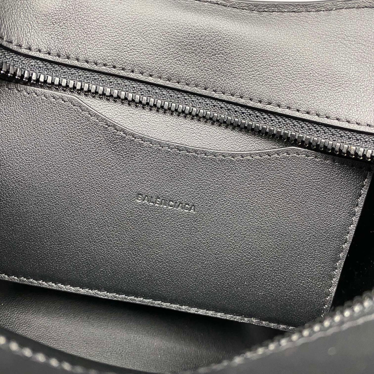 balenciaga neo classic plain leather mini size black 1992