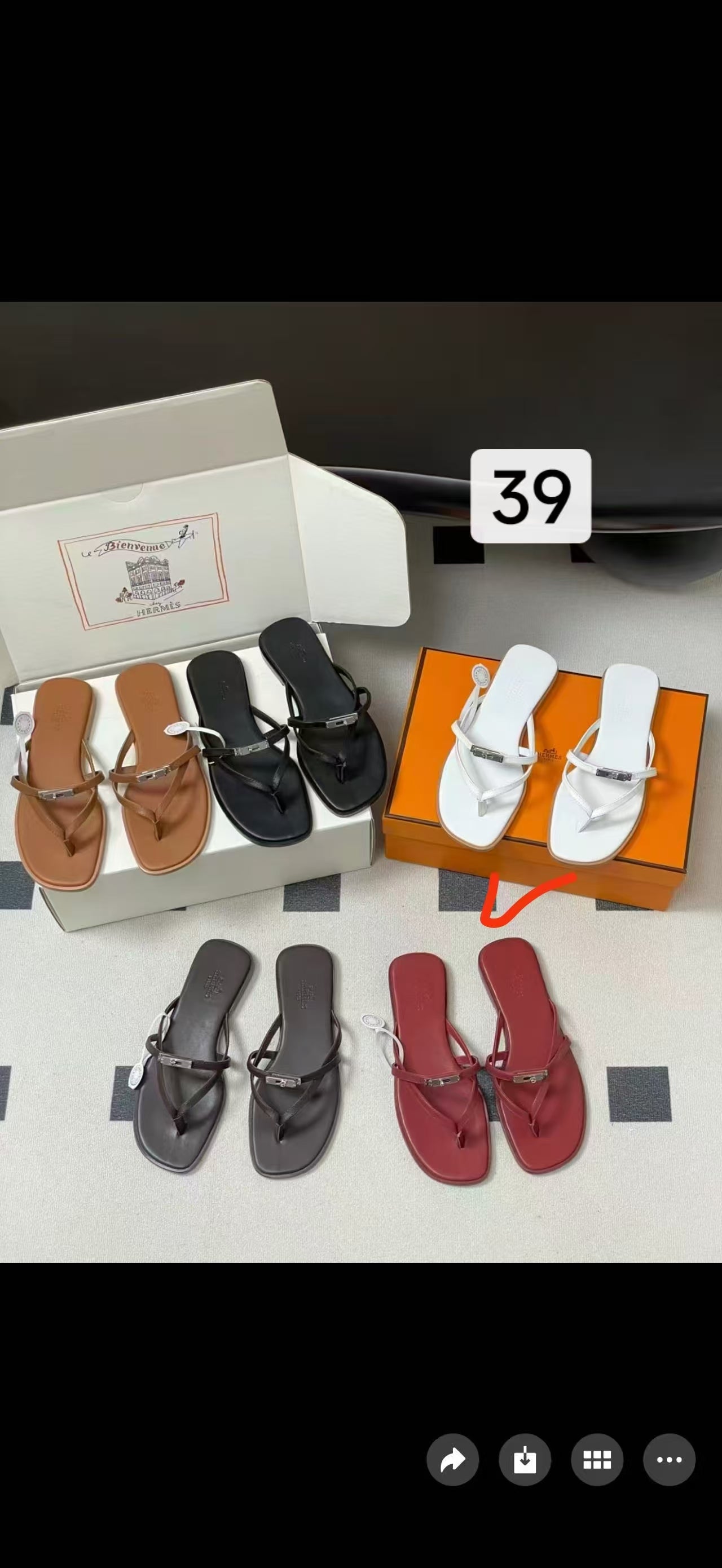 HERMES Sandalias Miss Brown JP091