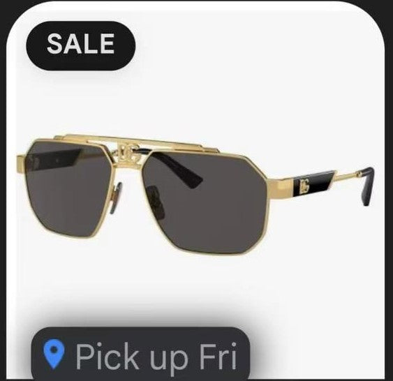 dolge gabban dg2294 gold man luxury sunglasses