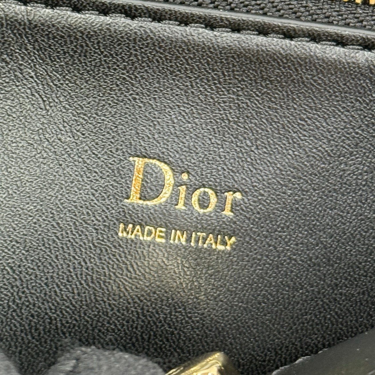 Dior Bow Tote Black Gold Hardware DO0737 - Image 9