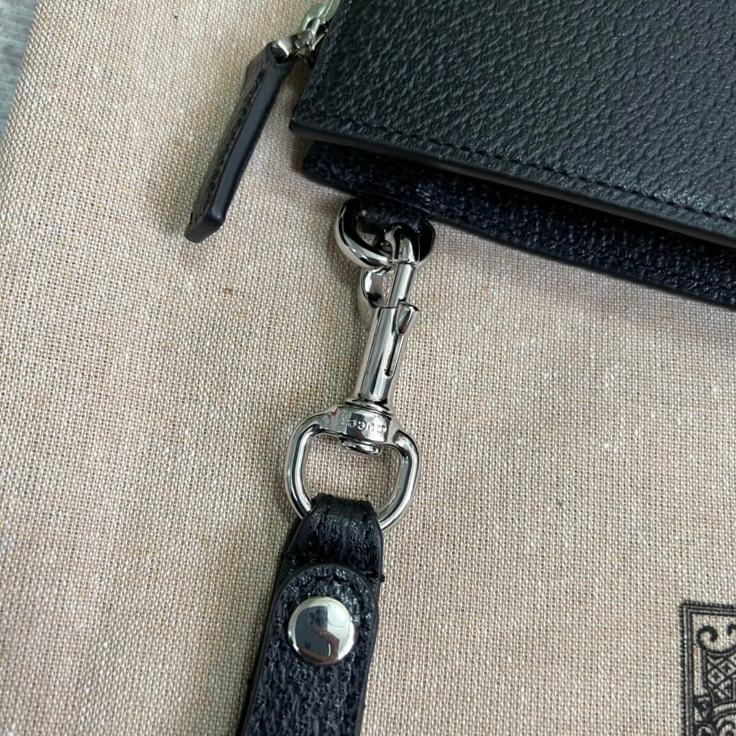 gg gc subaxillary bag black 475317 marmont leather pouch