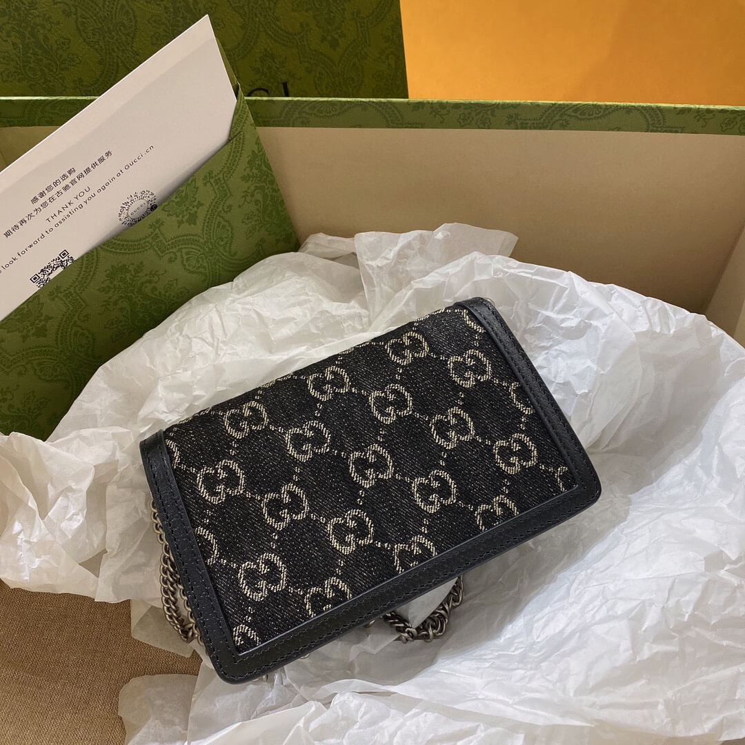 476432 dionysus gg supreme super mini bag black