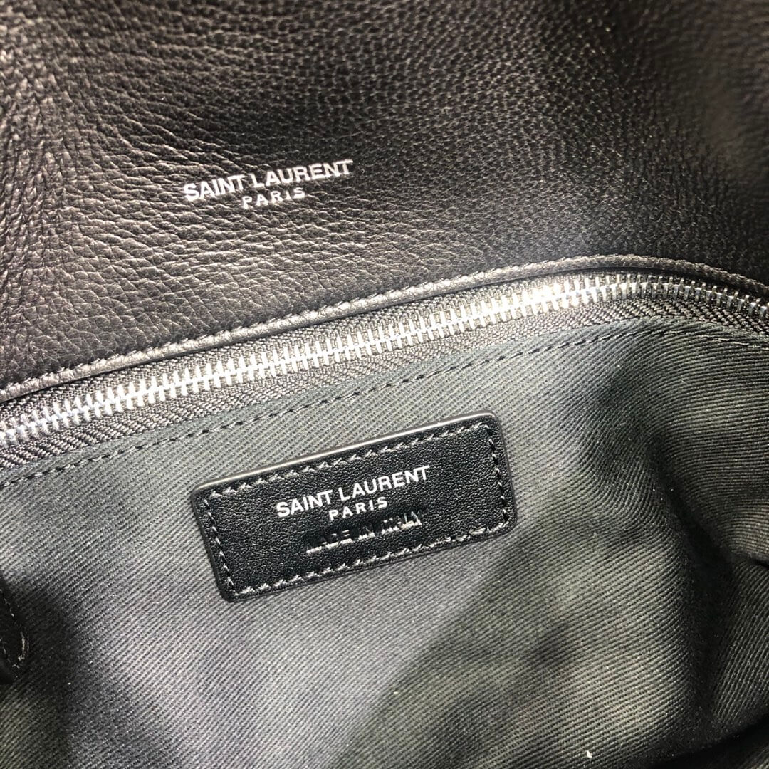 620333 loulou puffer monogram black 23cm black silver hardware