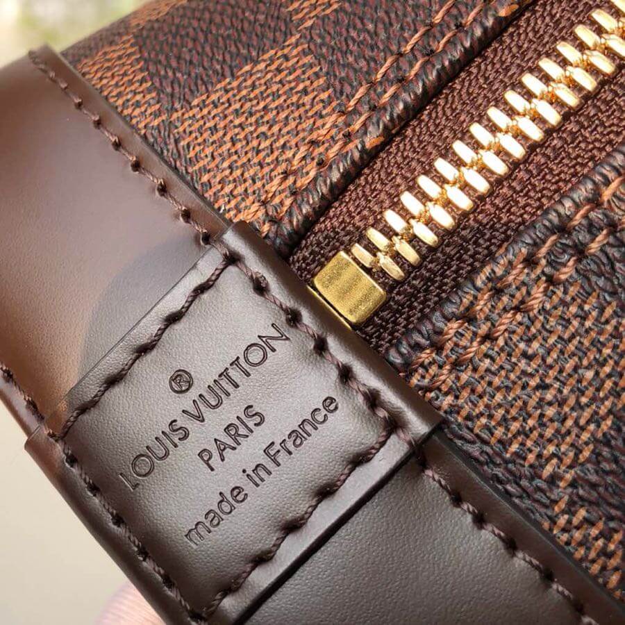 alma pm damier canvas m53151 brown handbag