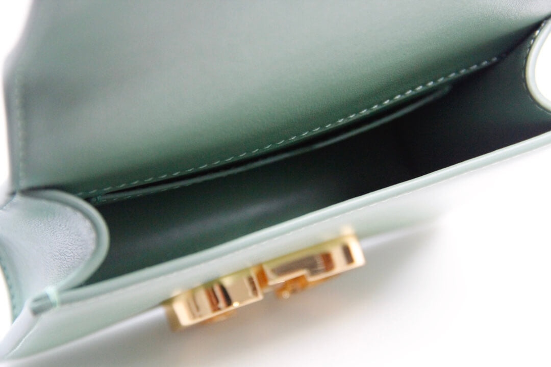 d9006 mini montaigne shoulder bag cross body bags green cowhide real leather
