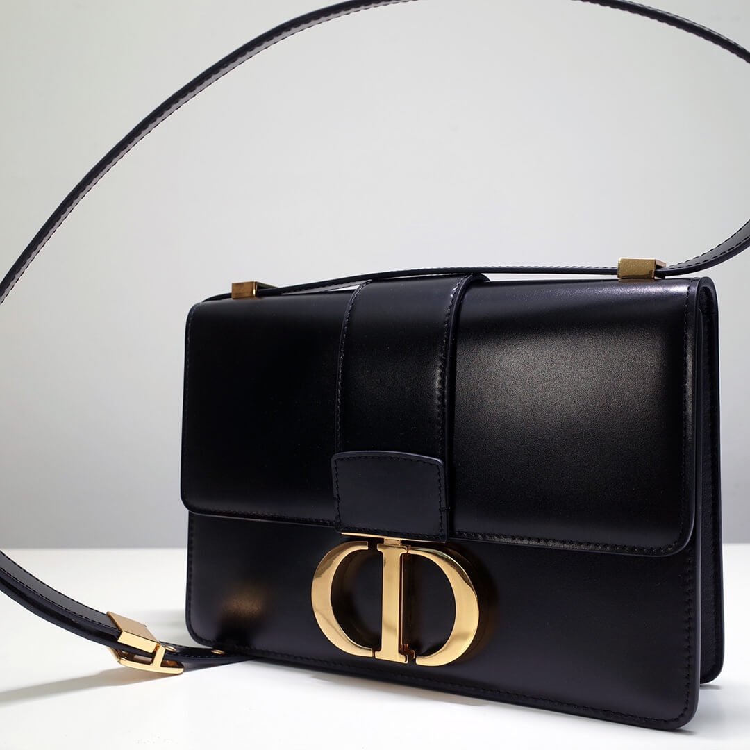 d9006 mini montaigne shoulder bag cross body bags black cowhide real leather
