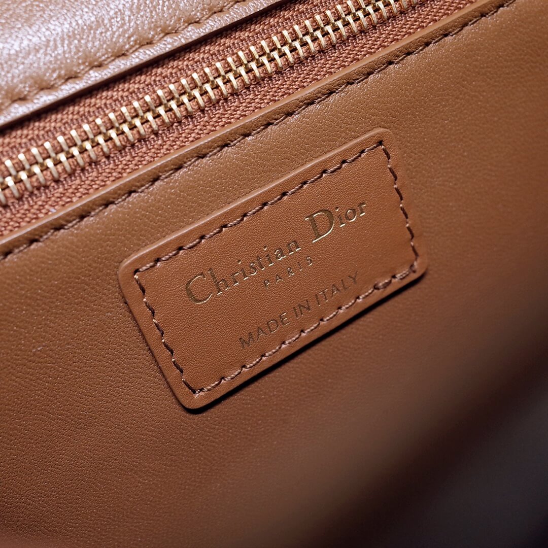 d9006 30 montaigne shoulder bag cross body bags brown cowhide real leather 24cm