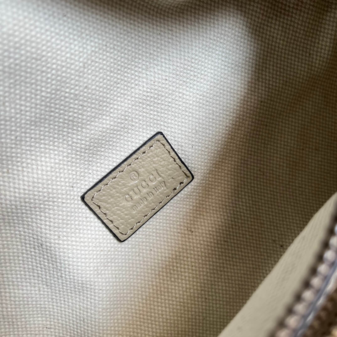 gg supreme belt bag white 682933