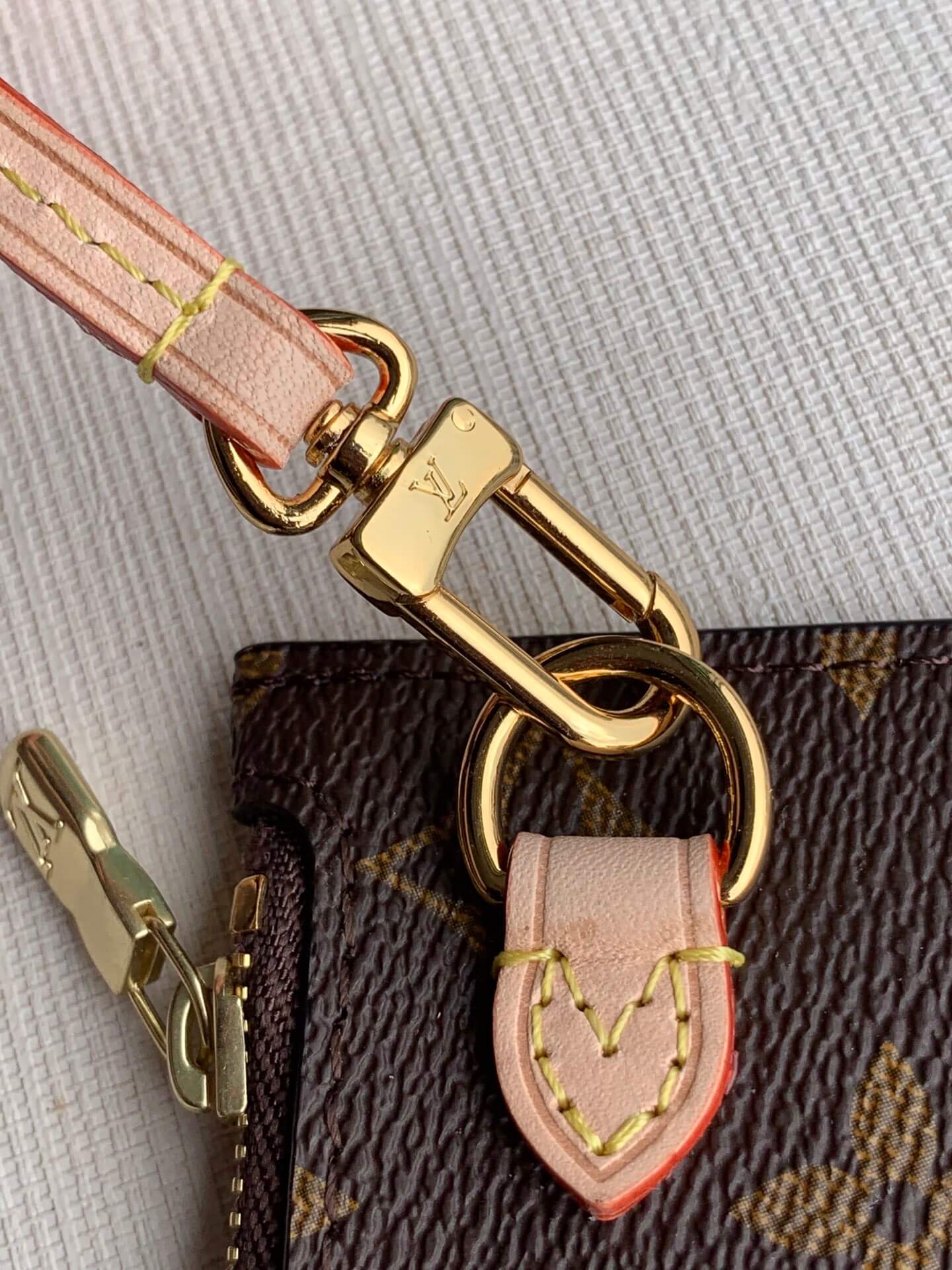 m40155 neverfull pm tote bag monogram apricot my heritage subaxillary bag handbag