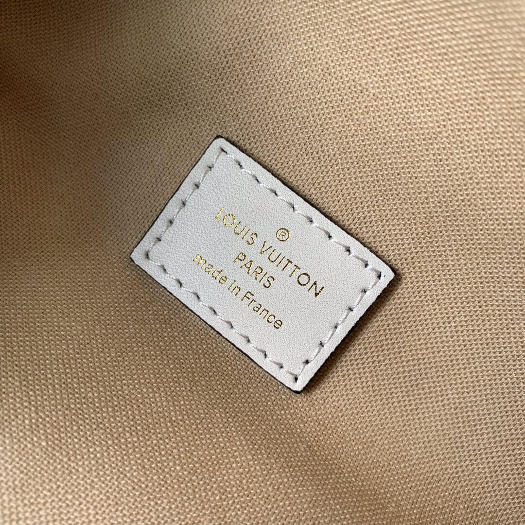 m44611 bumbag monogram fanny pack chest bag mens bag khaki calfskin