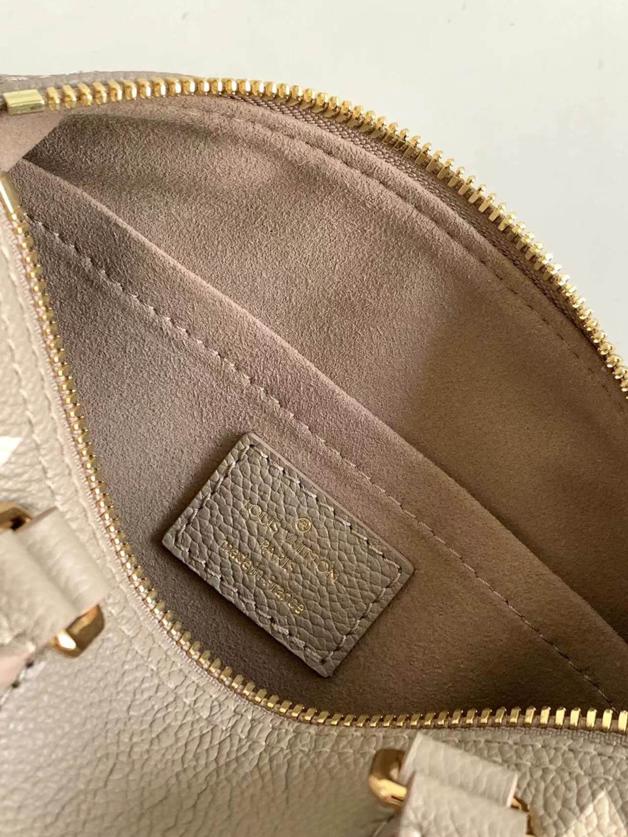 m45708 45707 papillon bb prefall papillon trunk toile shoulder bag grey calfskin monogram empreinte