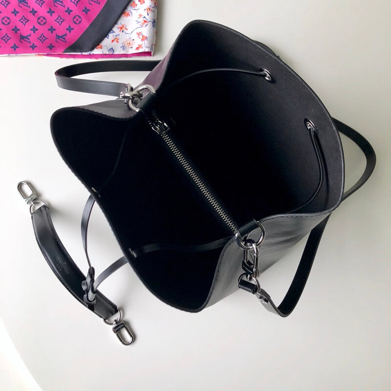 m54369 neonoe handbag shoulder bag cross body bags black calfskin monogram