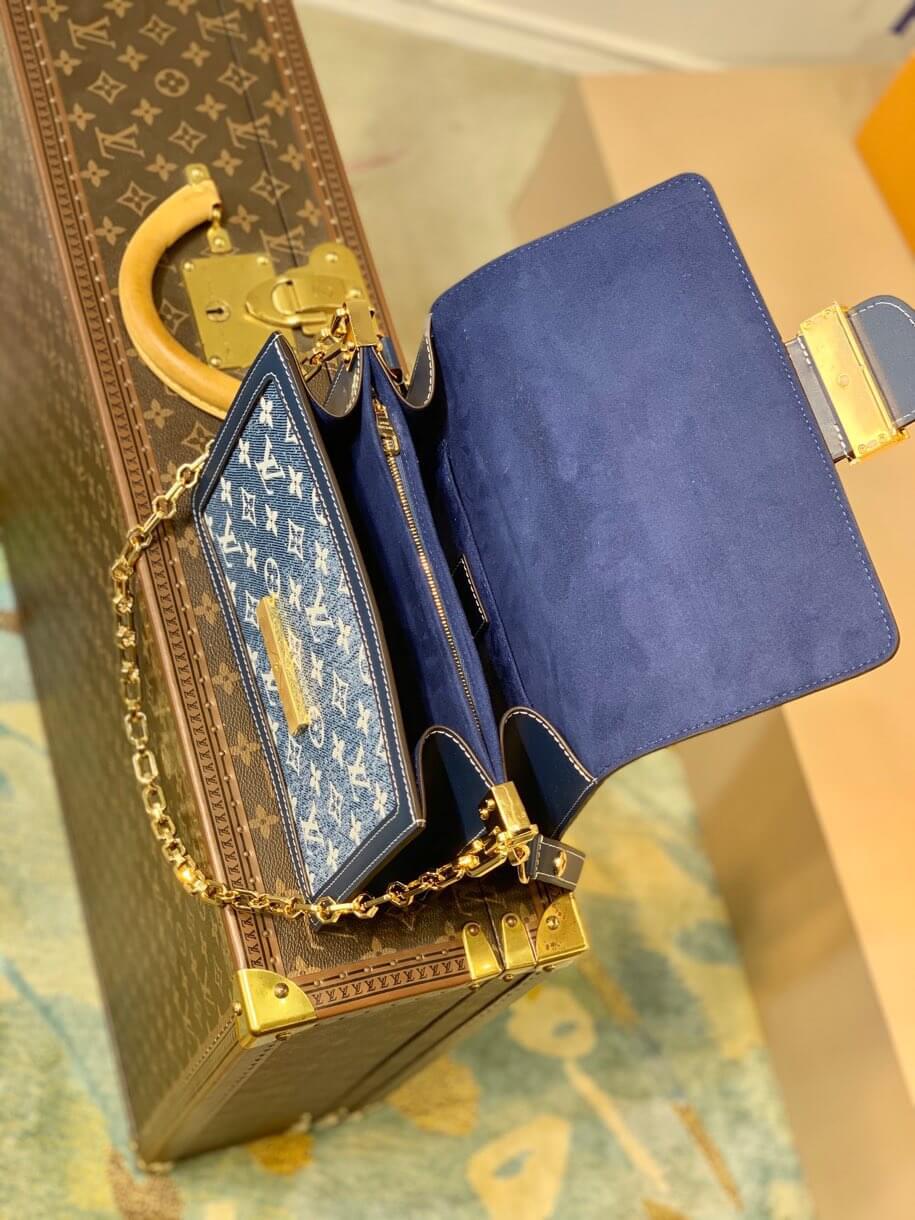 m59631 dauphine dauphine monogram 25cm blue jeans