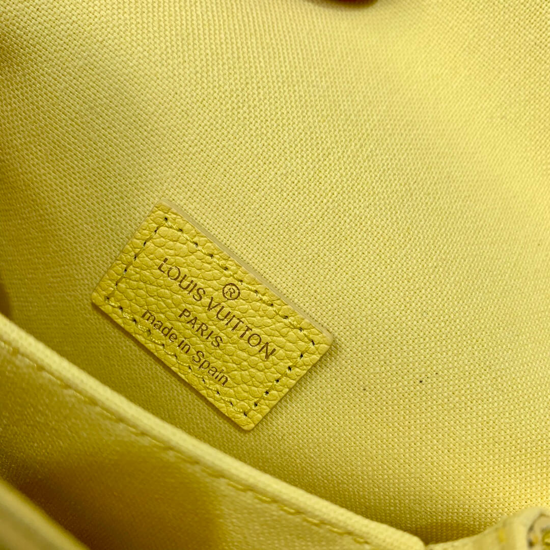 lv m81407 micro m tis gold chain bag june yellow monogram empreinte leather 81407