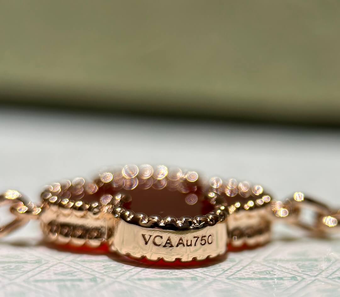 new fashion luxury four leaf grass carved gemstone bracelet trend slfb025c08