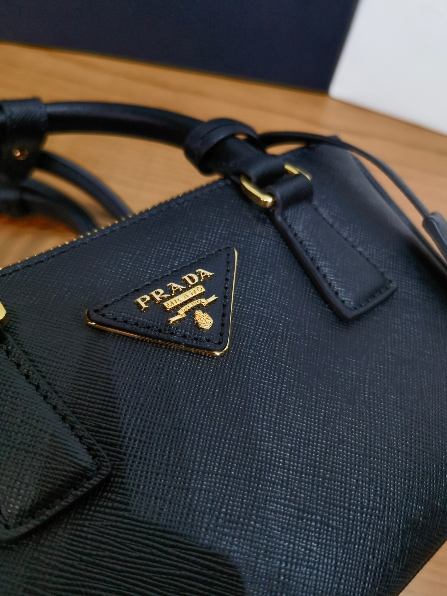 PRA New Mini Gallery Handbag Crossbags 1BA916 Black