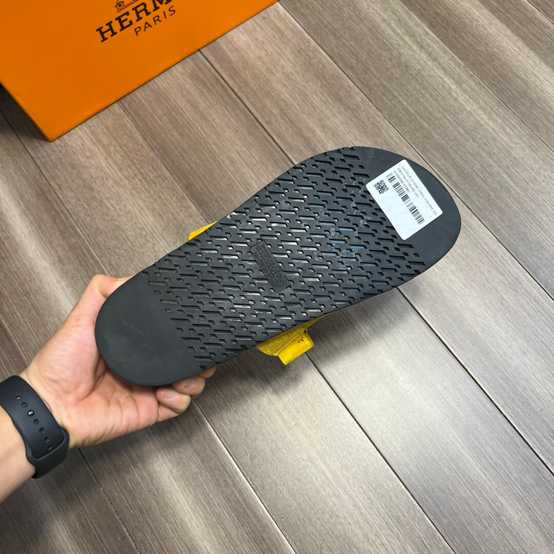 pd0702 slipper yellow 2 calfskin 38 44code mens slippers