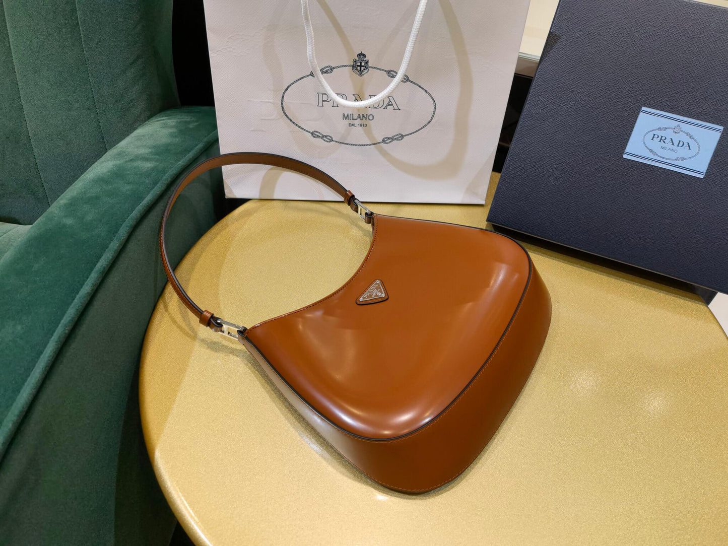 pra 1bc499 new armpit bag 2022 new color medieval armpit bag brown