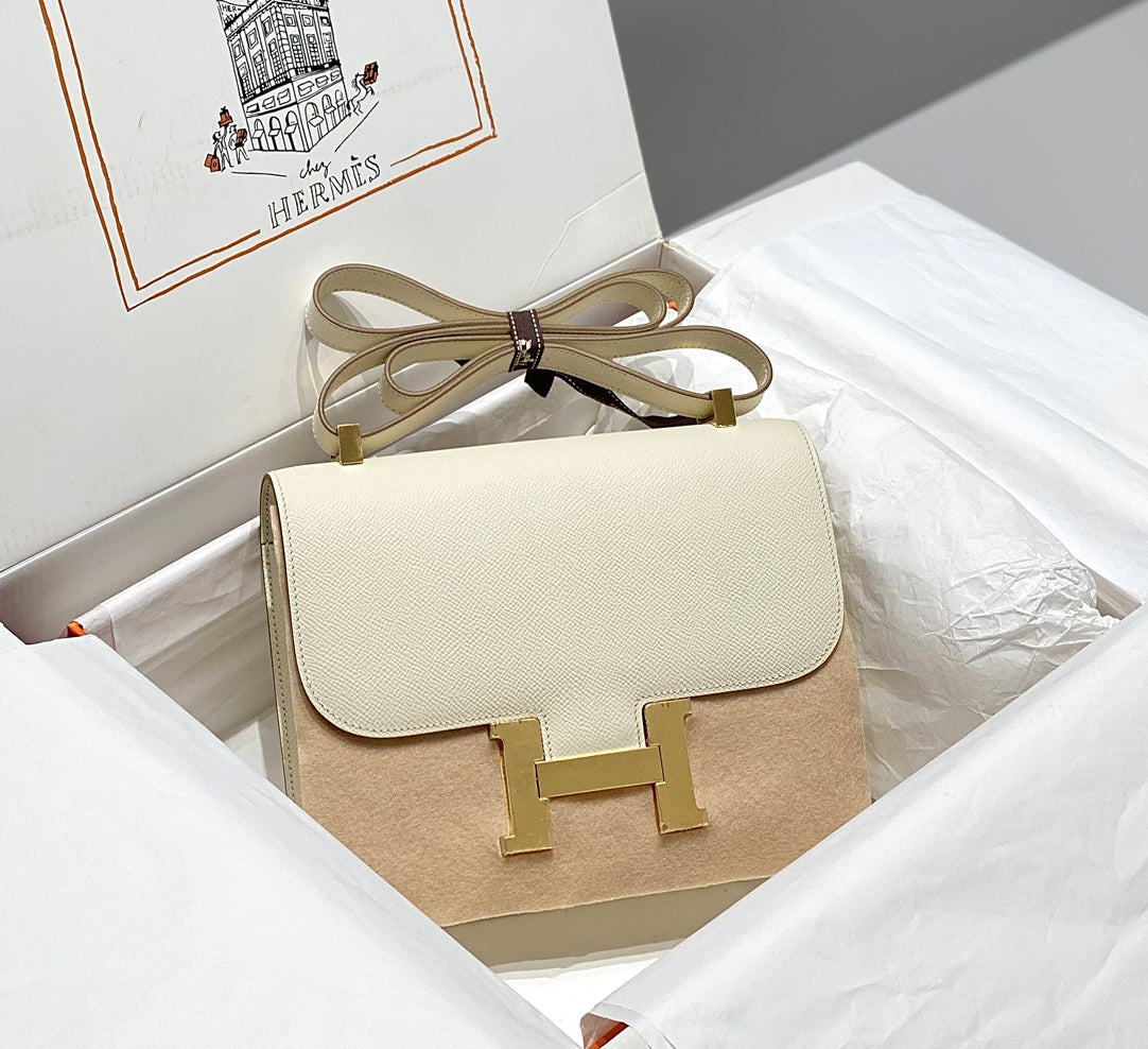 Hermès Constance 23 Milkshake White Gold Hardware 26050923