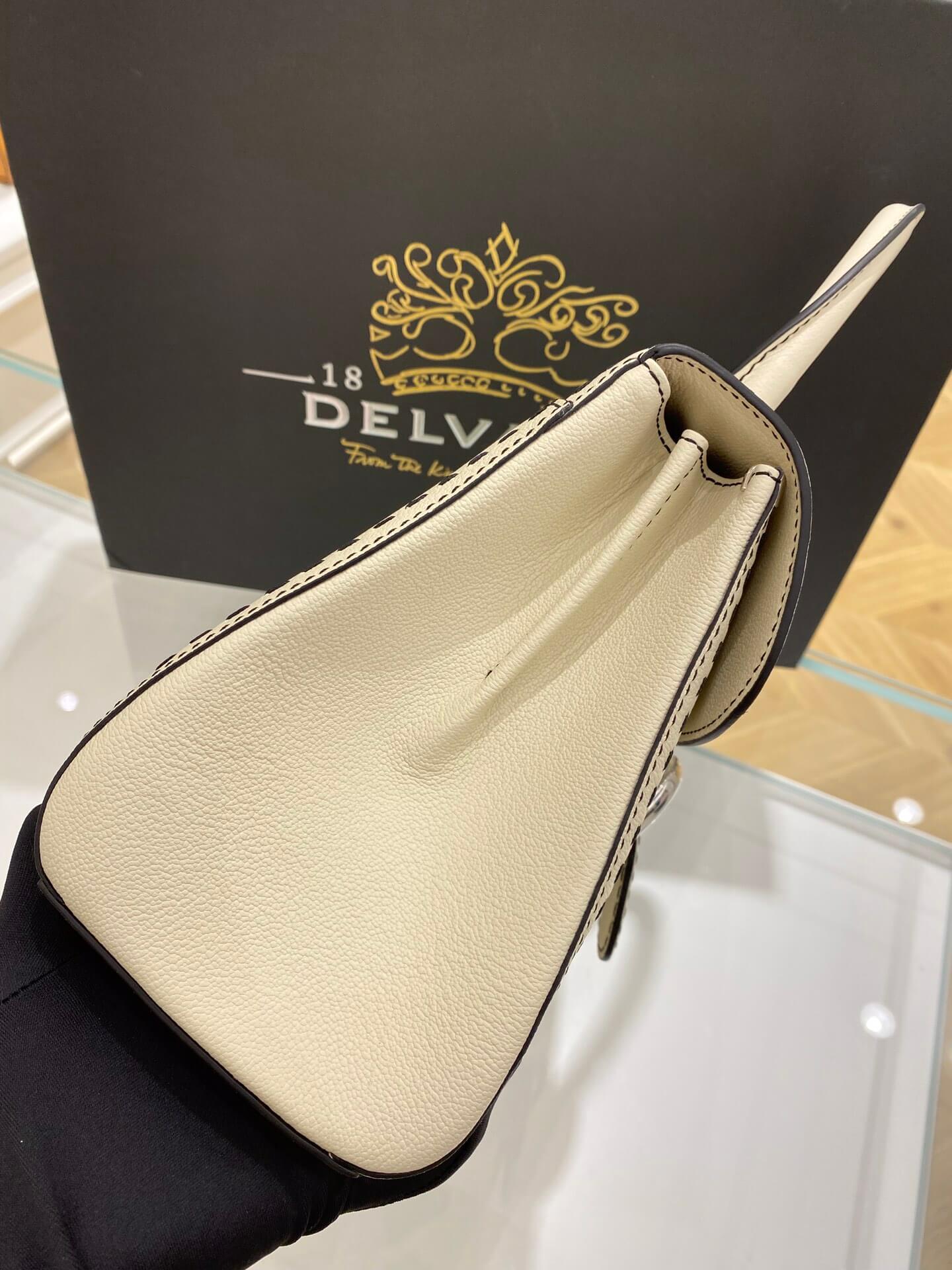 031325080 white de lvaux berillnt cowhide togo leather wax thread handmade