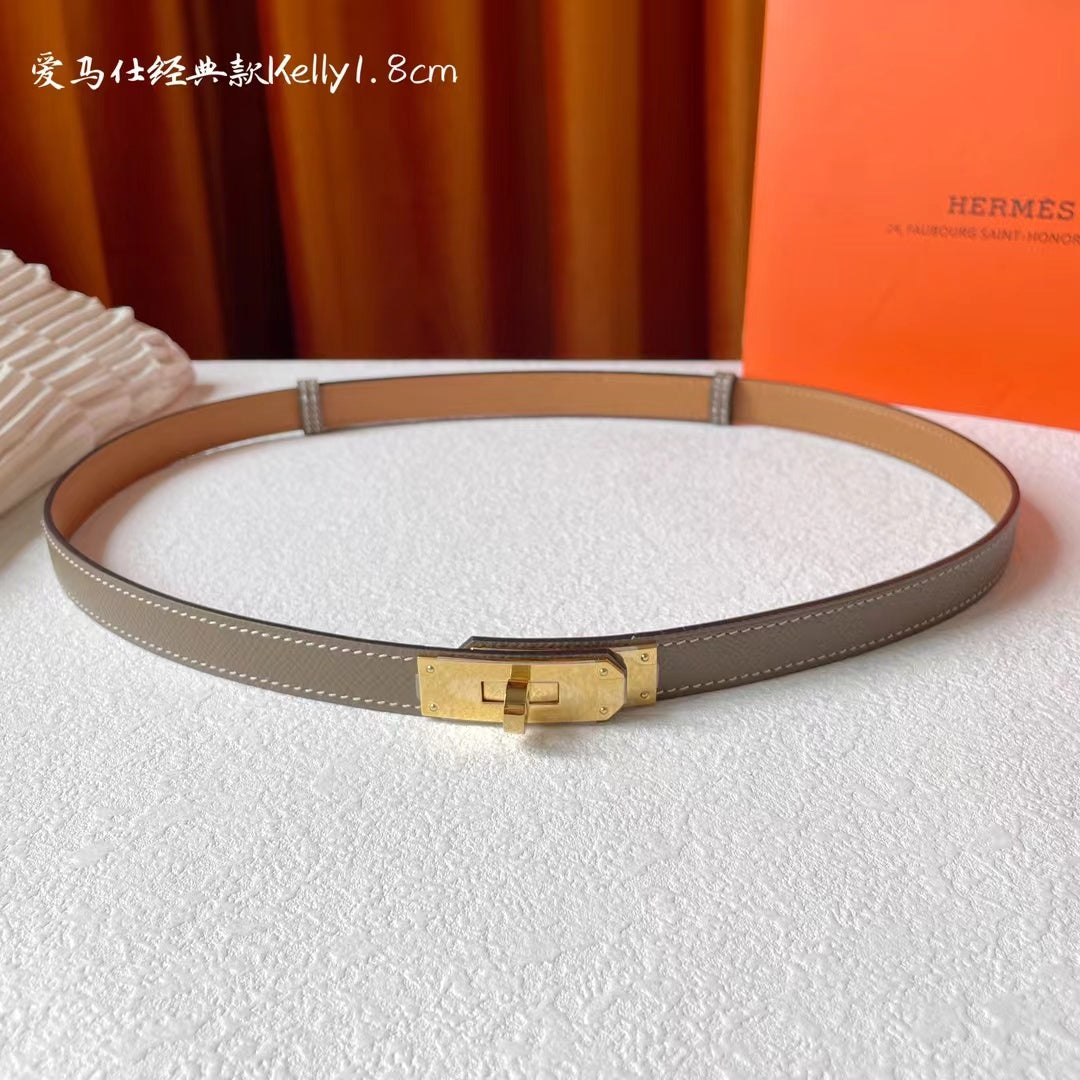 hermes kelly belt on etoupe leather ana240810 grey
