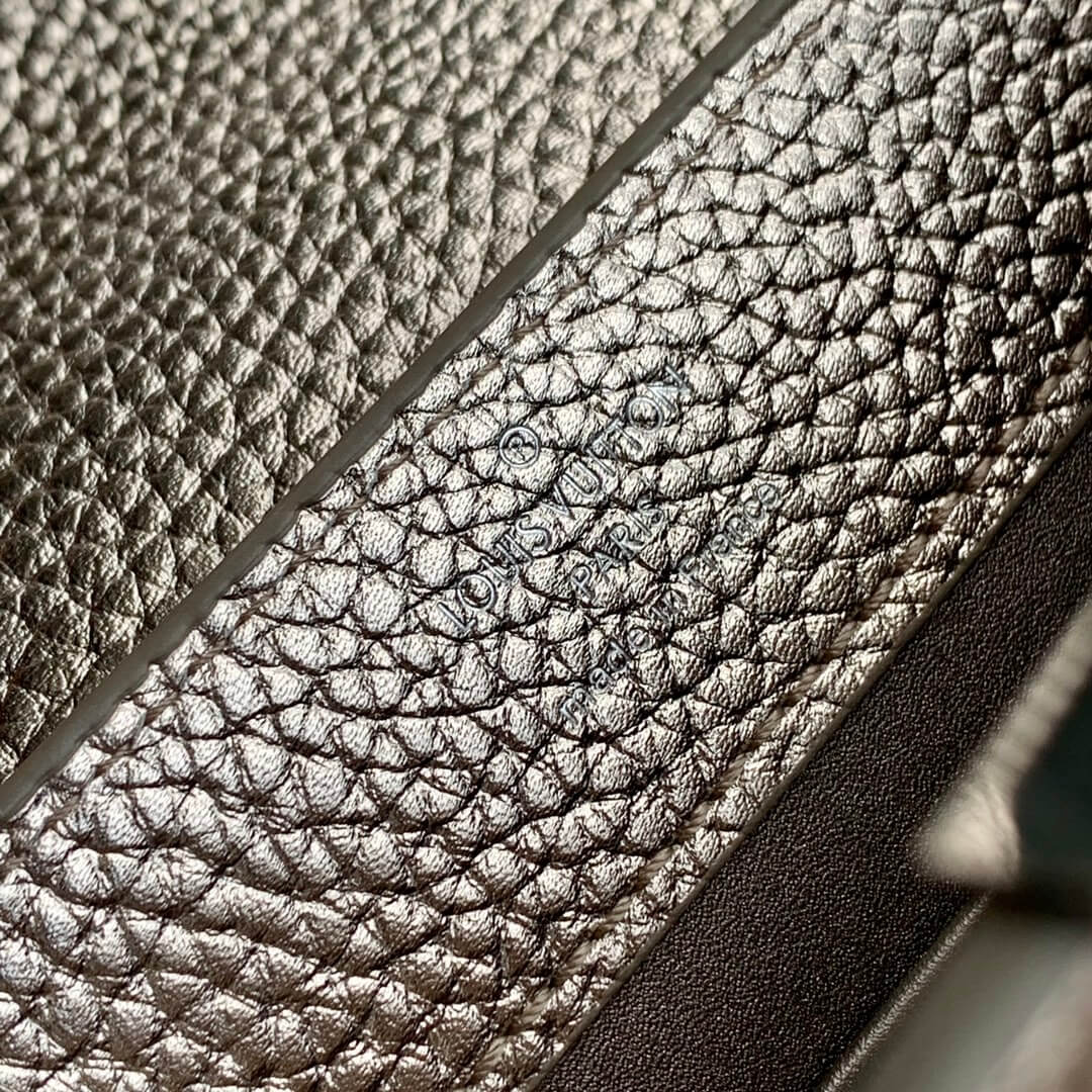 m21102 capucines pm 21cm etain metallic gray shoulder bag cross body bags handbag