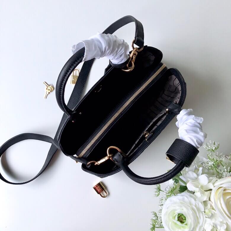 m41053 montaigne pm monogram empreinte 29cm black shoulder bag cross body bags handbag