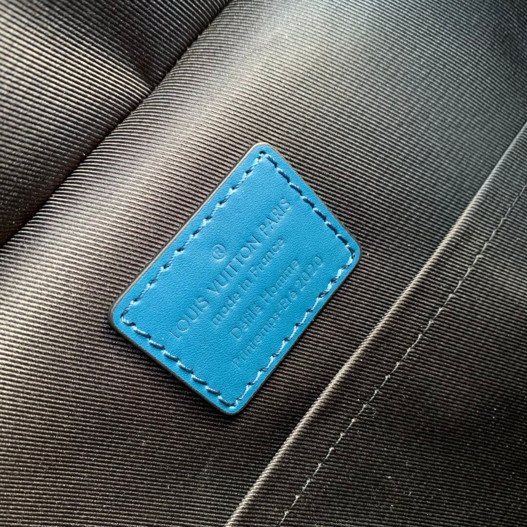 m44752 soft trunk pm 26cm monogram blue water ripple cowhide real leather