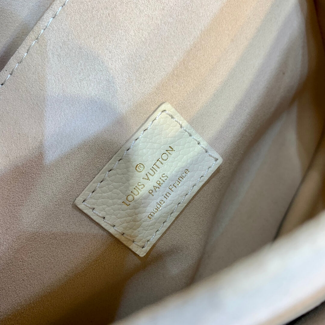 m45773 pochette metis shoulder cross body bags white pink print 25cm