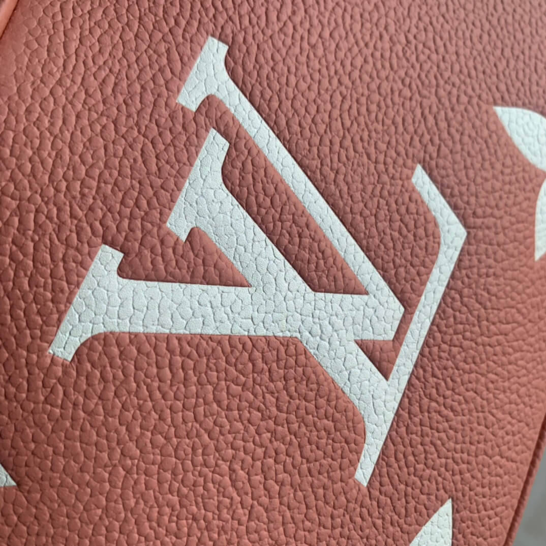 m46091 bagatelle bb monogram empreinte 22cm rose pink shoulder bag cross body bags subaxillary bag