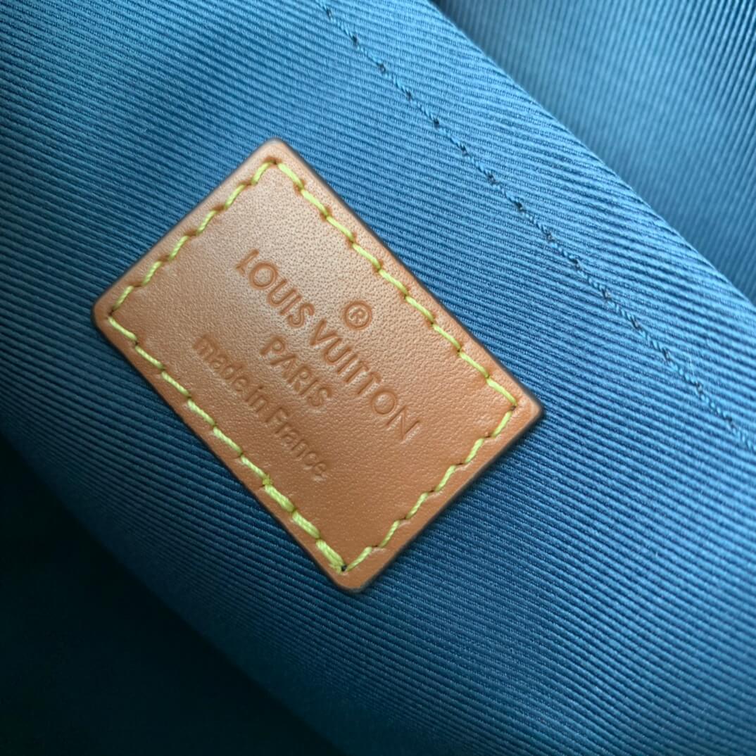 m46339 city keell monogram bandana 27cm misty blue shoulder bag cross body bags