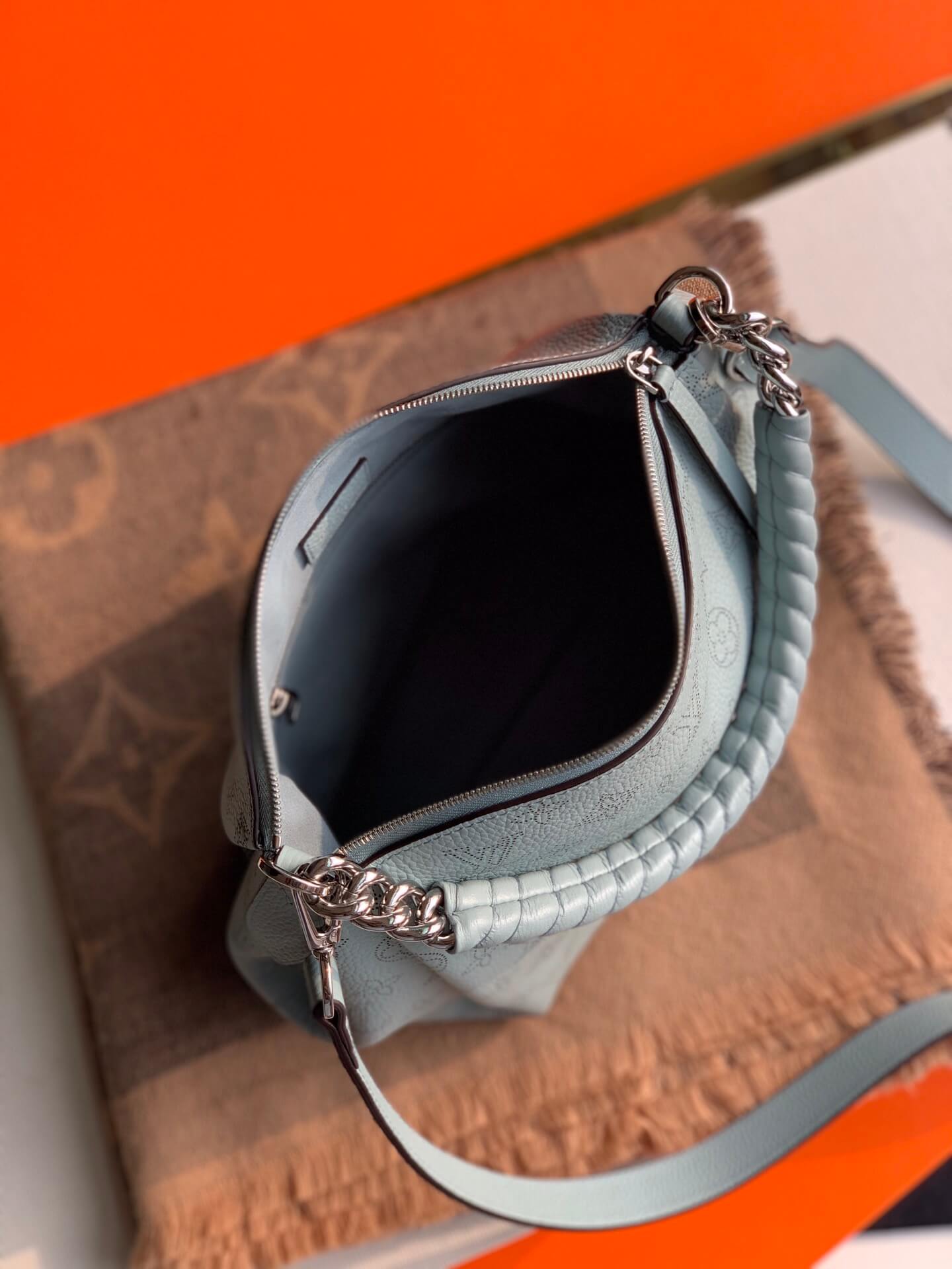 m51223 babylone bb 20cm lambskin green m51224 handbag subaxillary bag shoulder bag cross body bags