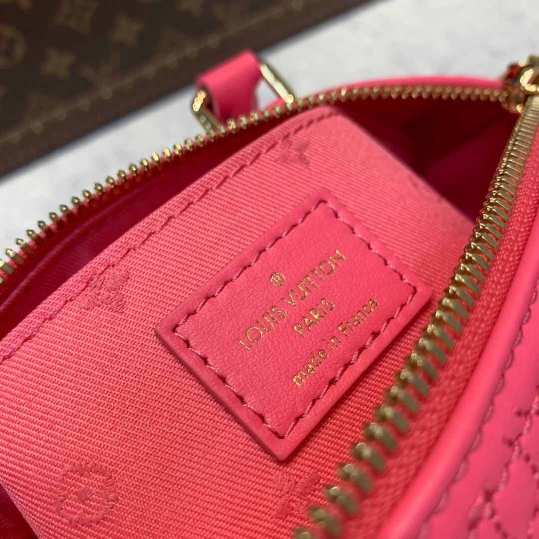 m59826 papillon bb monogram 20cm rose red