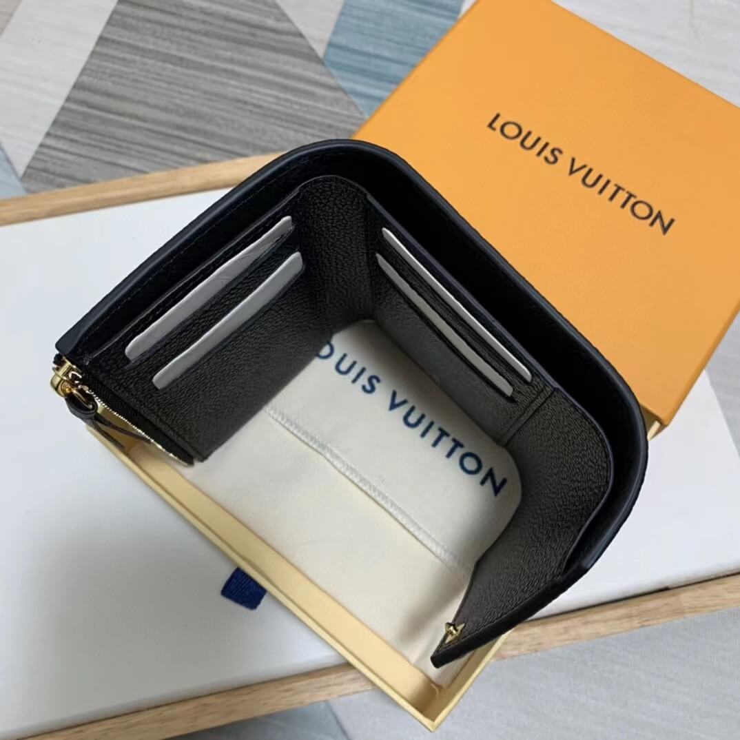 m80968 womens purse lady wallet clutch bag black 4 7inches