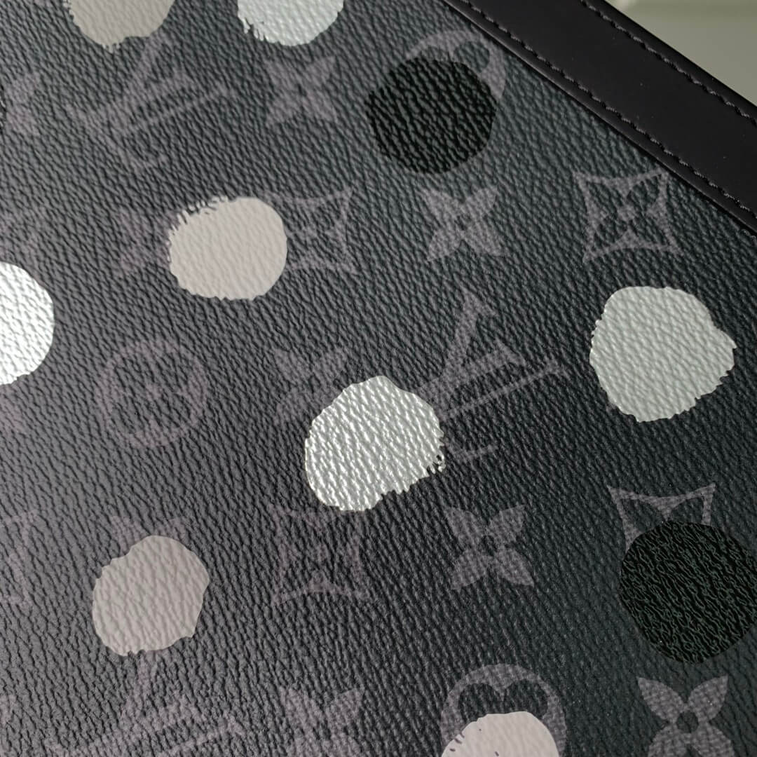 m81934 pochettevoyage monogram eclipse wallet black and white mens bag man bag