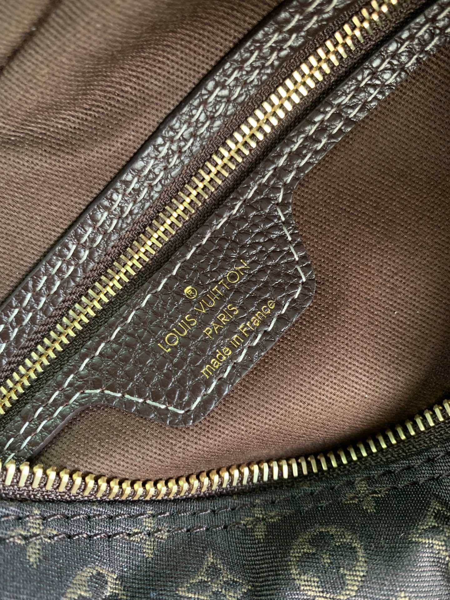 m95225 boulogne monogram unisex shoulder bag coffee 19cm