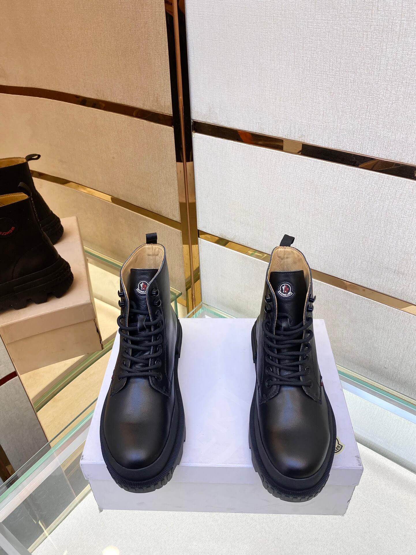 mens shoes compassor moncler 38 44 mens size black