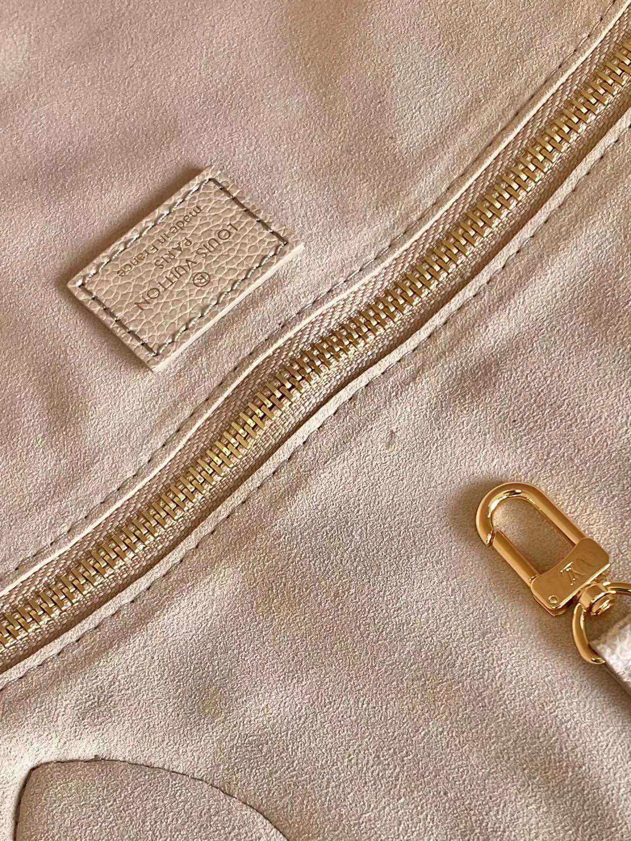 m58525 neverfull monogram empreinte handbag apricot new colors 2022