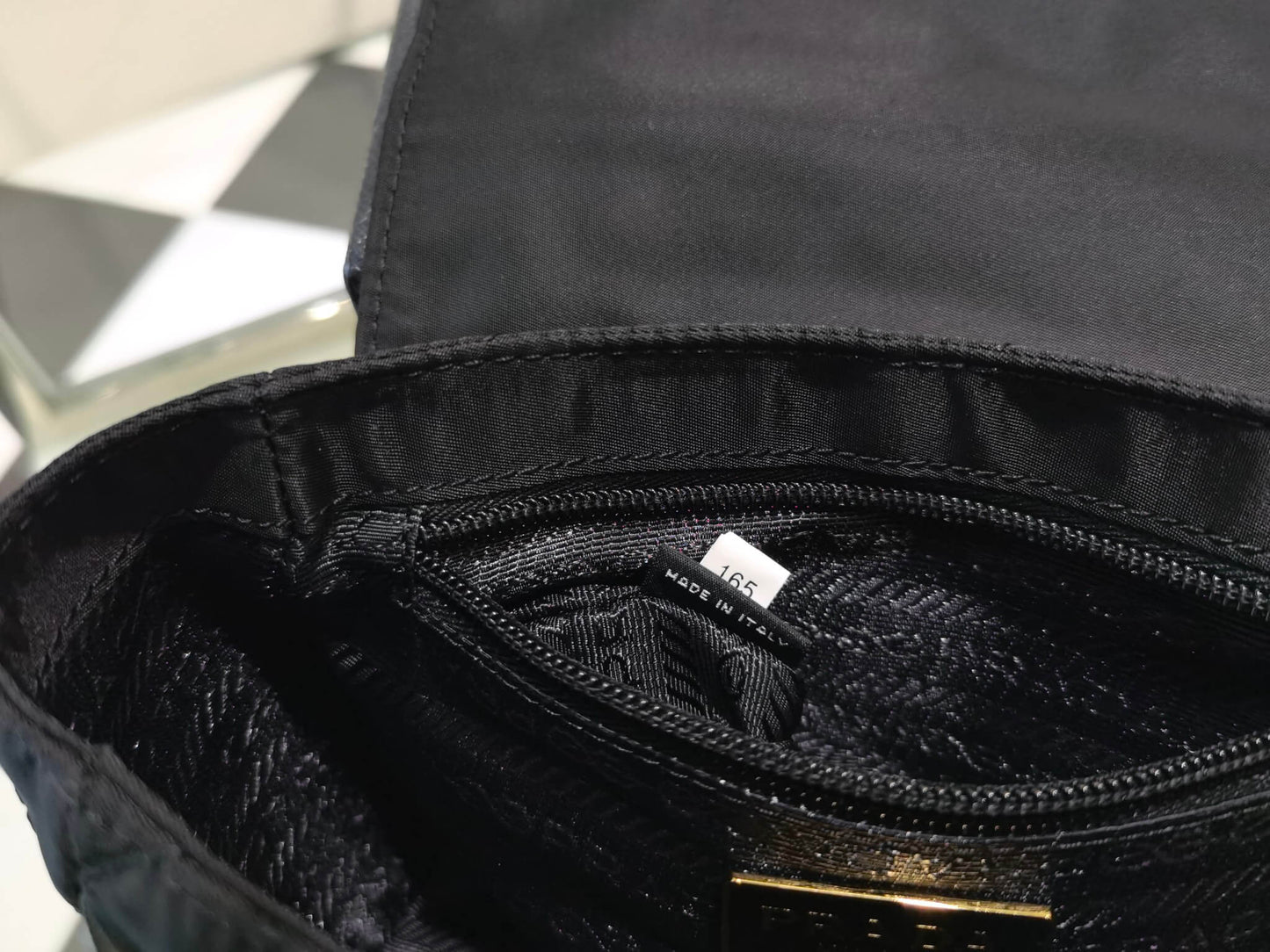 pra 1bd622 rhombus chain satchel black 18cm free shipping shoulder bag cosmetic bag