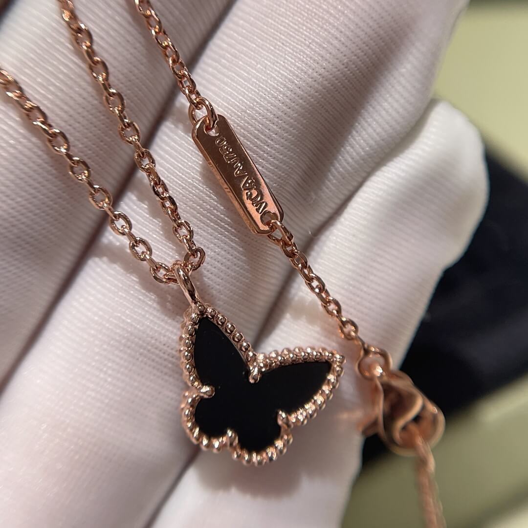 vca fd024 butterfly necklace free shipping