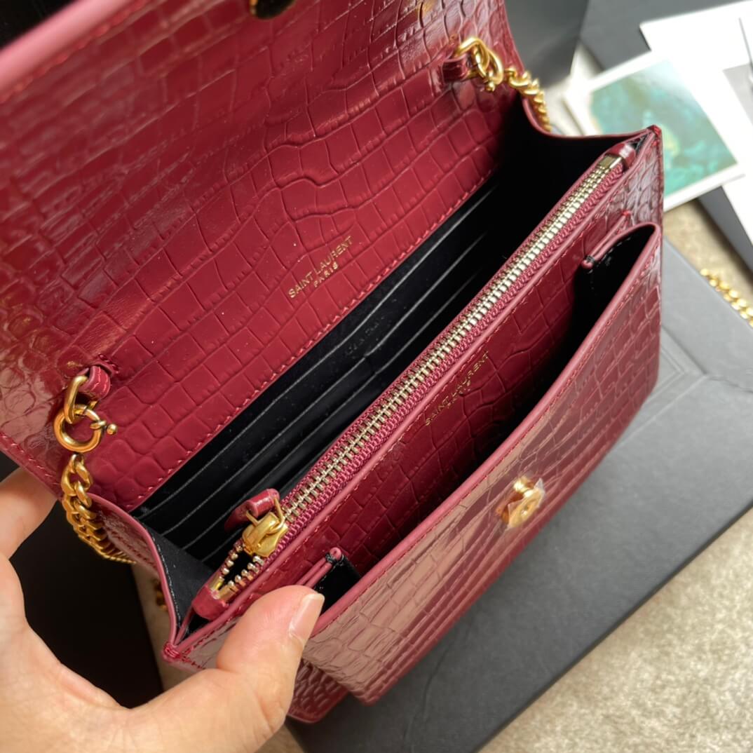 ys l565739 clutch bag red metallic silver leather free shipping µĸ±±¾