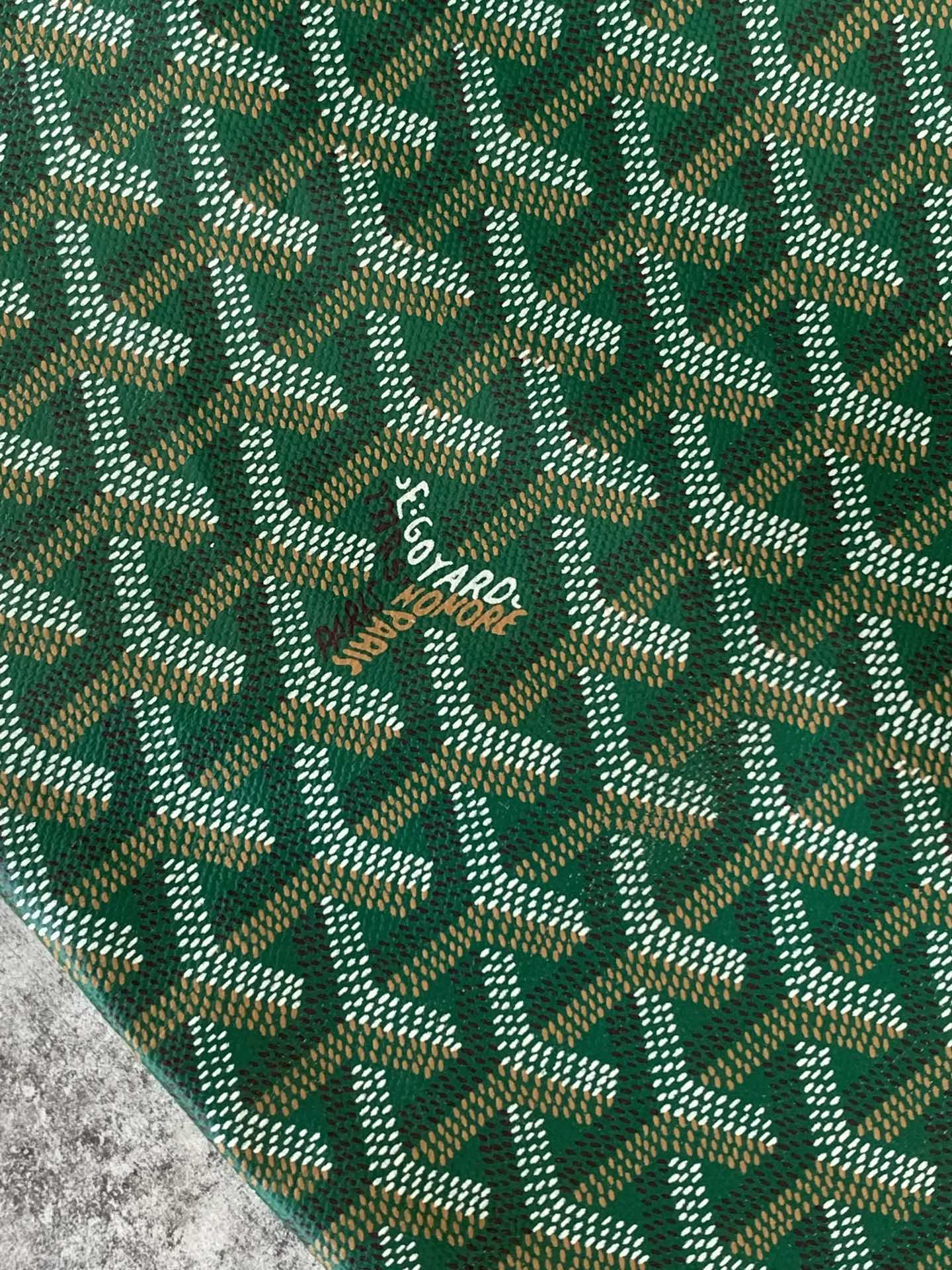 goyard saint louis gm bag tote handbag green 020144