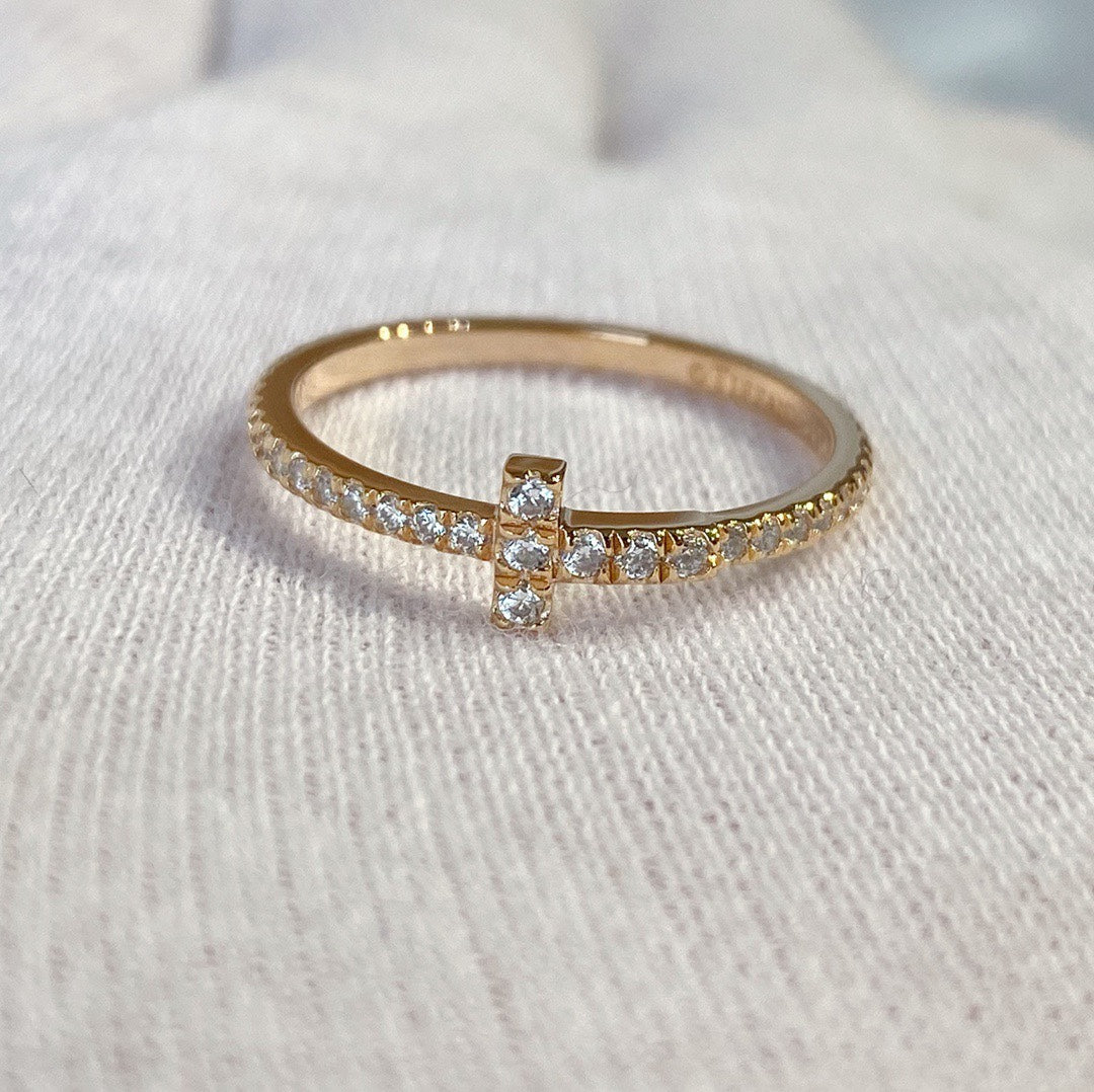 full diamond t ring j simple and personalized fashion jz13168a14