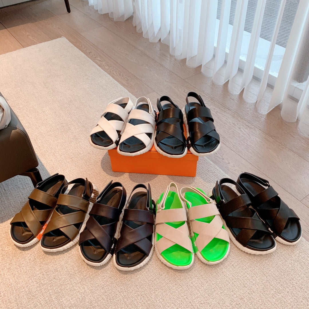 versatile summer womens sandals for men comfortable and fashionable one line flip flop beach shoes xzh5